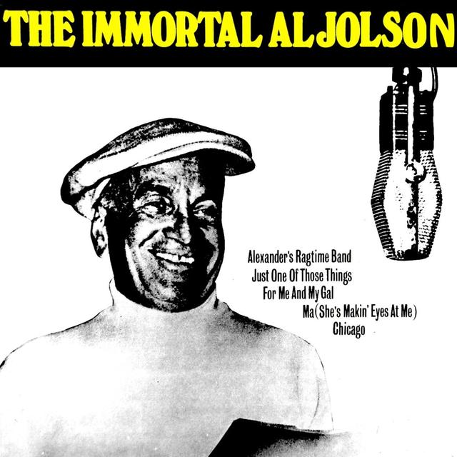 Album cover art for The Immortal Al Jolson