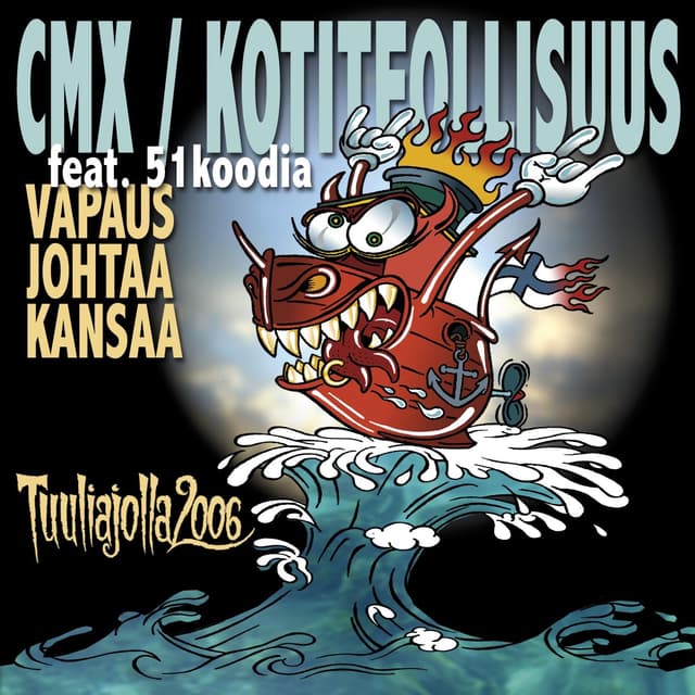 Album cover art for Vapaus johtaa kansaa