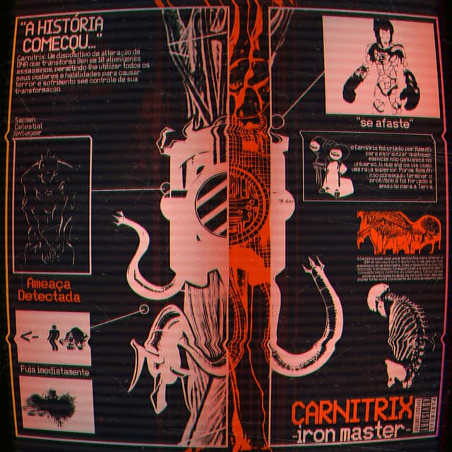 Album cover art for Relógio Esquisito | Carnitrix