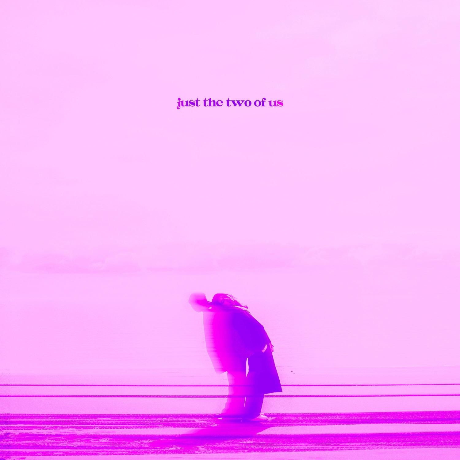 Lyric cover art as blurred background