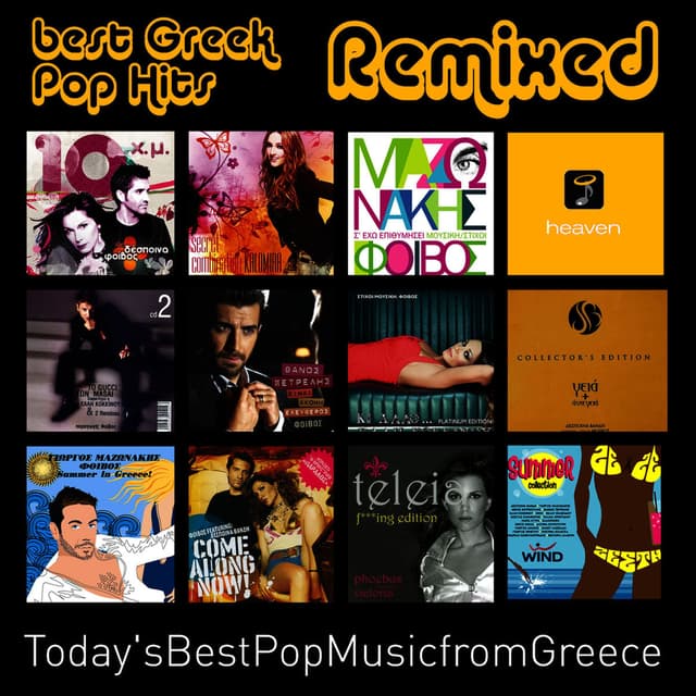 Album cover art for Best Greek Pop Hits Remixed (digital Only)