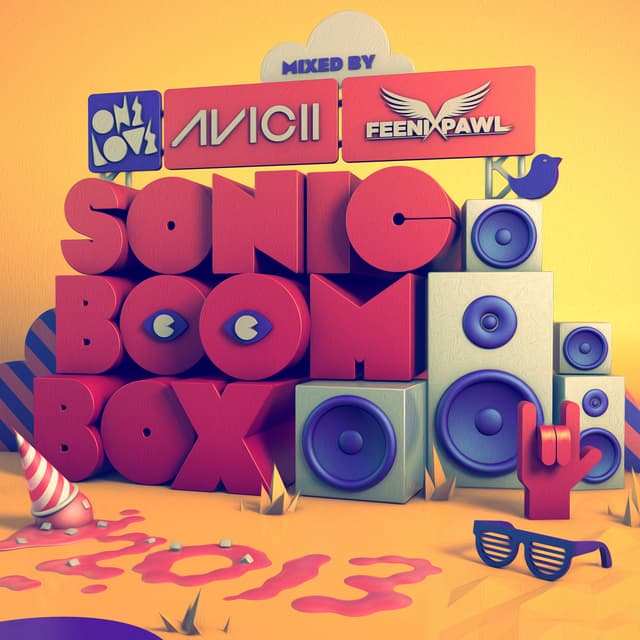 Album cover art for Onelove Sonic Boom Box 2013