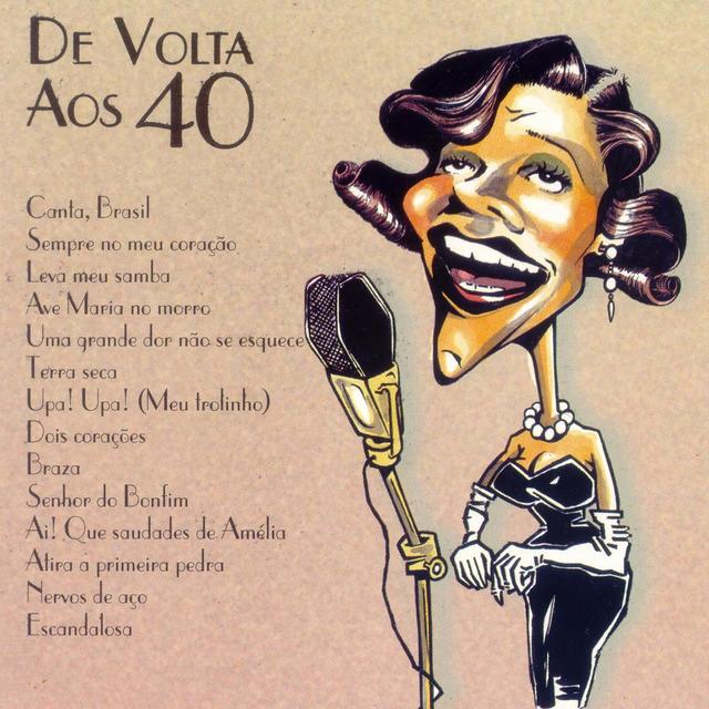 Album cover art for De Volta Aos 40
