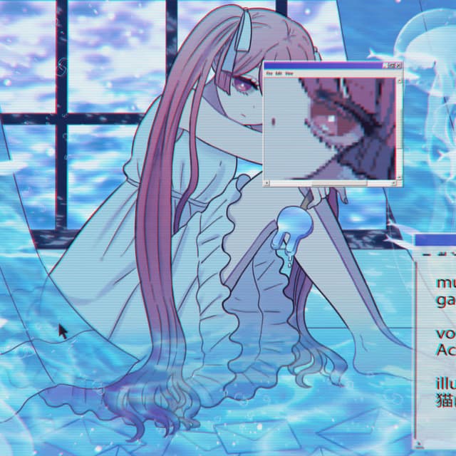 Album cover art for 海月のまち