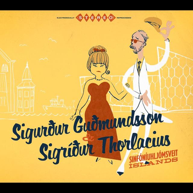 Album cover art for Sigurður Guðmundsson & Sigríður Thorlacius ásamt Sinfóníuhljómveit Íslands