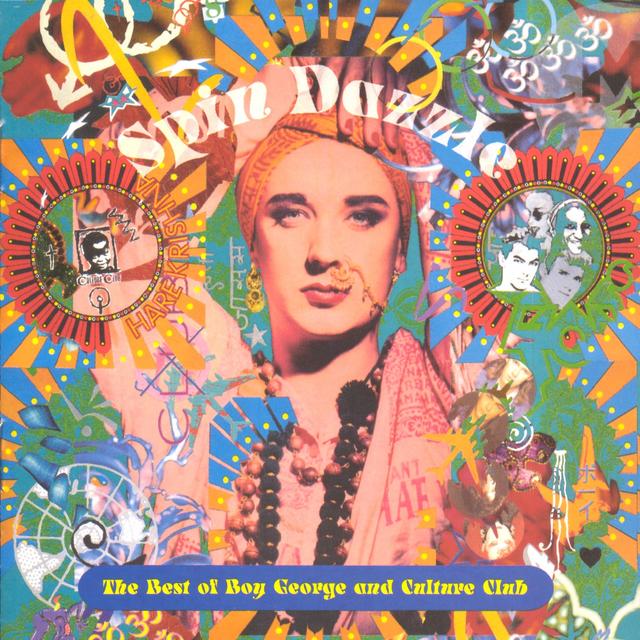 Album cover art for Spin Dazzle: The Best of Boy George and Culture Club