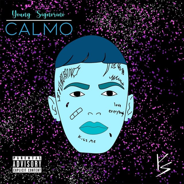 Album cover art for Calmo