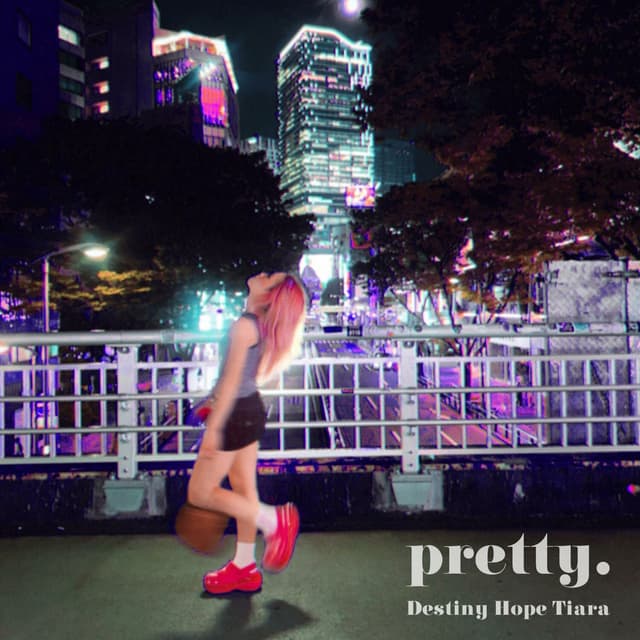 Album cover art for pretty.