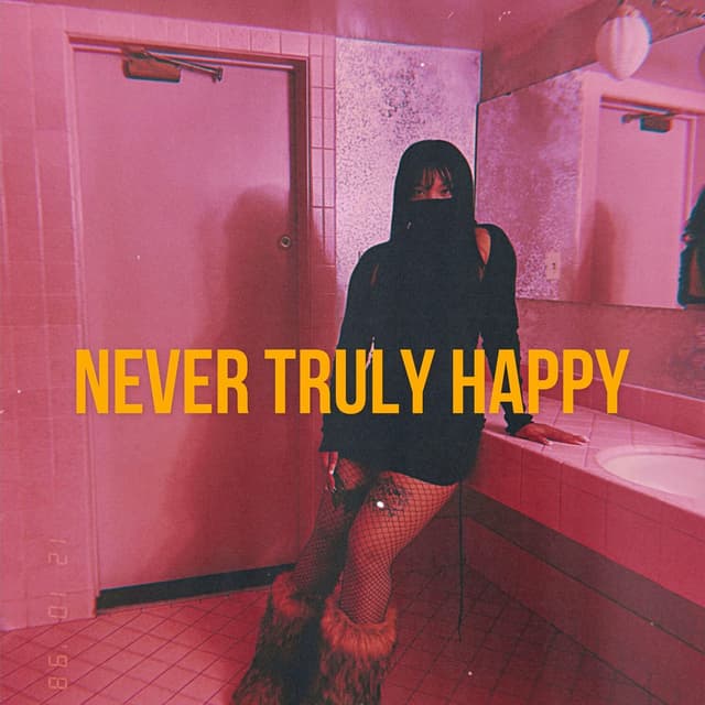 Album cover art for Never Truly Happy