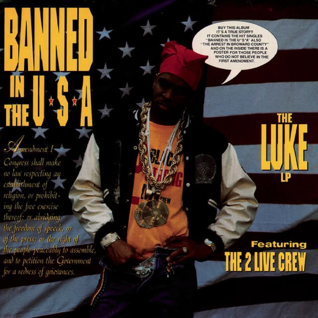 Album cover art for Banned in The U.S.A.