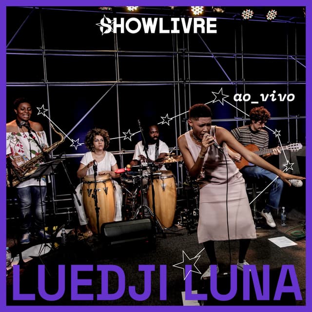 Album cover art for Luedji Luna no Estúdio Showlivre