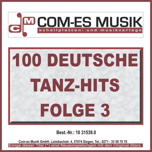 Album cover art for 100 Deutsche Tanz-Hits Folge 3