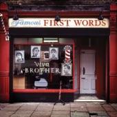 Album cover art for Famous First Words