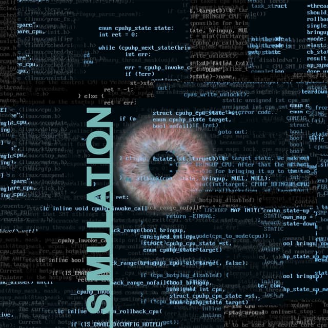 Album cover art for Simulation