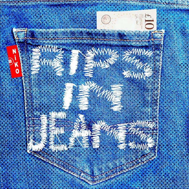 Album cover art for Rips in Jeans
