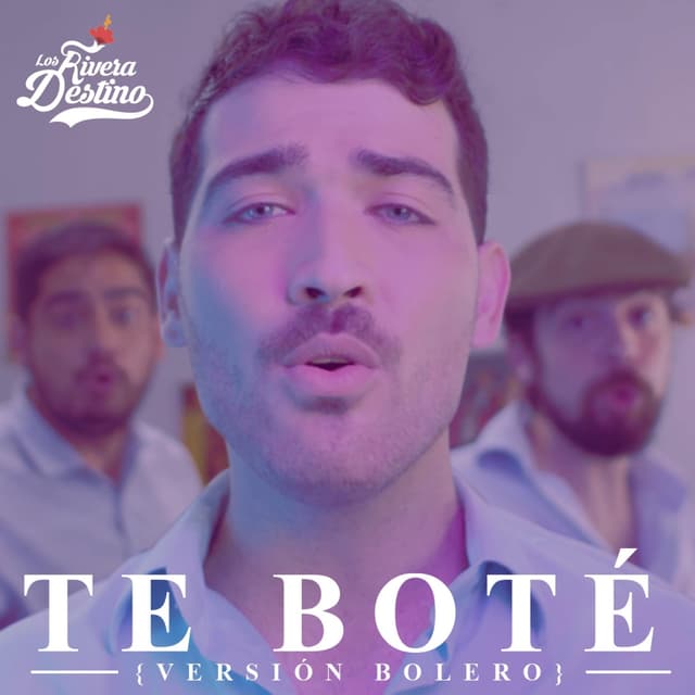 Album cover art for Te Boté (versión bolero)