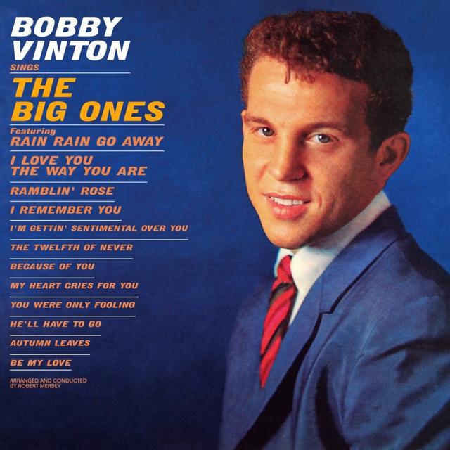 Album cover art for Bobby Vinton Sings The Big Ones