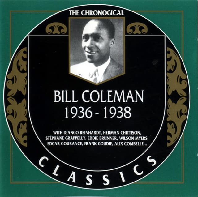 Album cover art for Bill Coleman: 1936-1938