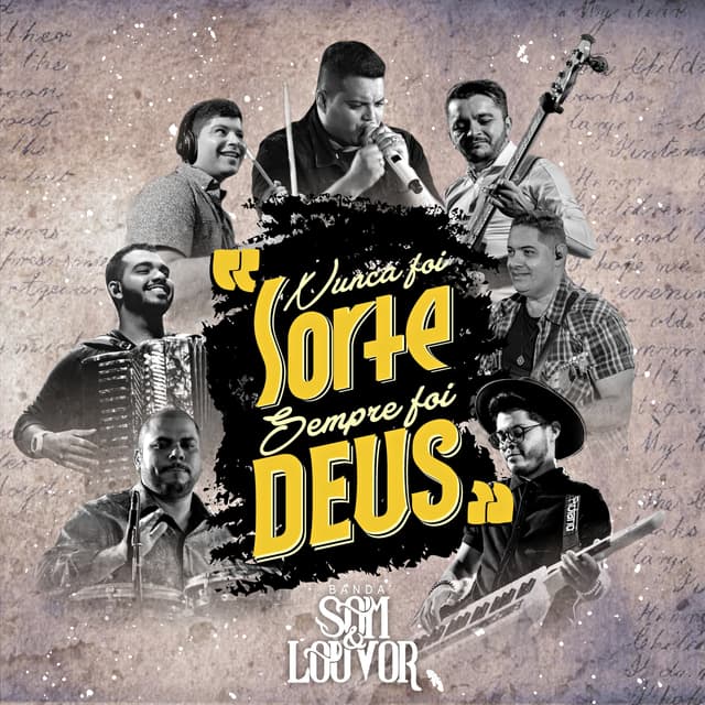 Album cover art for Nunca Foi Sorte, Sempre Foi Deus