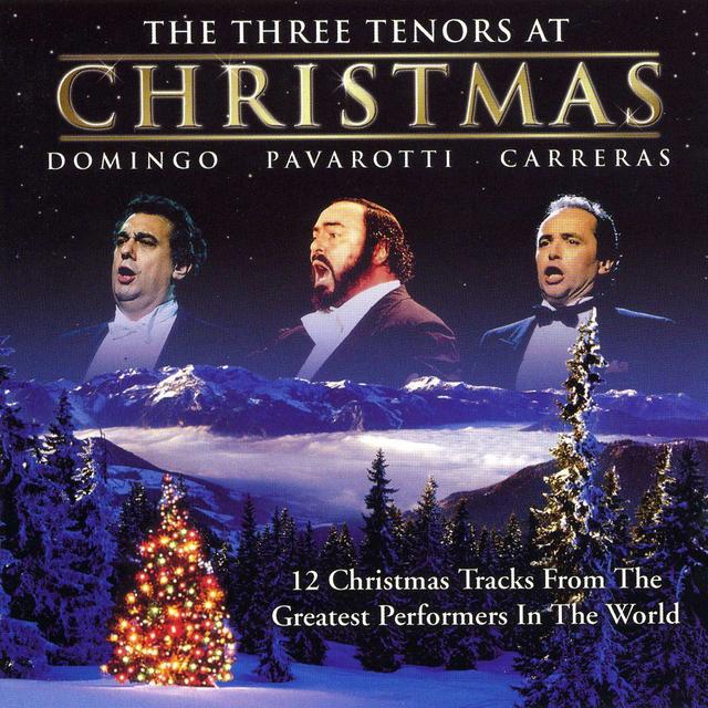 Album cover art for The Three Tenors at Christmas