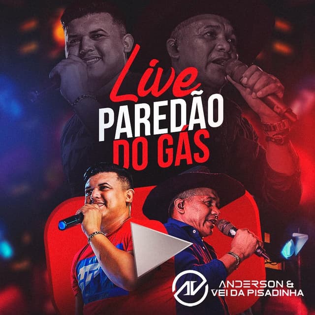 Album cover art for Live Paredão do Gás