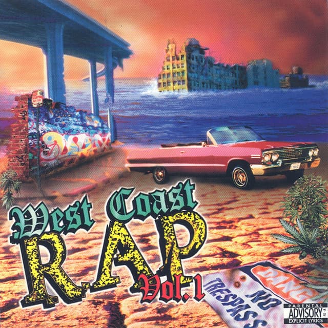 Album cover art for West Coast Rap