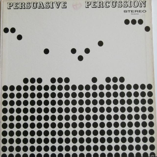 Album cover art for Persuasive Percussion