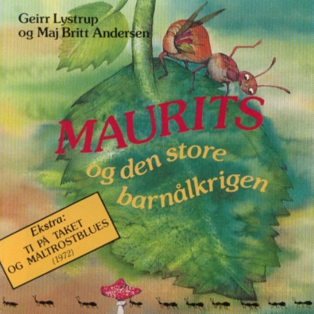 Album cover art for Maurits og den store barnålkrigen