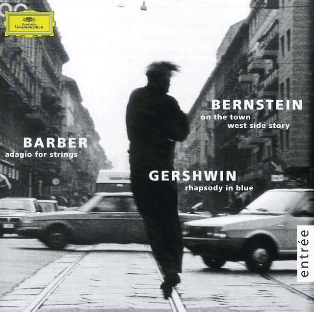 Album cover art for Bernstein: On the Town / West Side Story / Barber: Adagio for Strings / Gershwin: Rhapsody in Blue