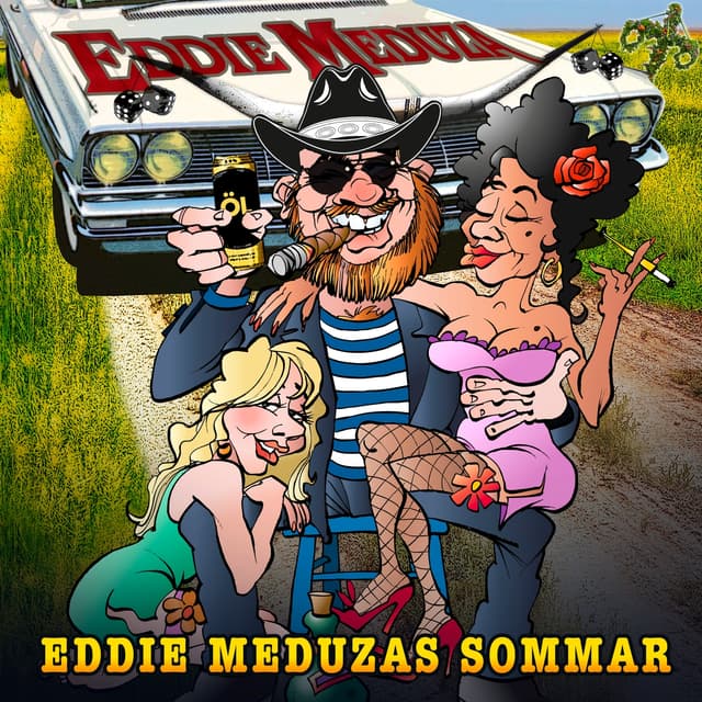 Album cover art for Eddie Meduzas sommar