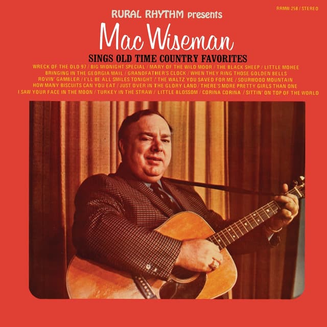 Album cover art for Sings Old Time Country Favorites
