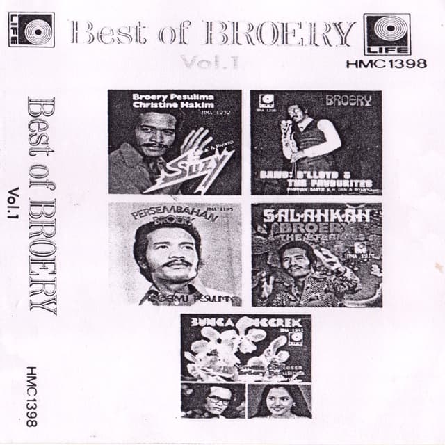 Album cover art for Best of Broery Vol.1