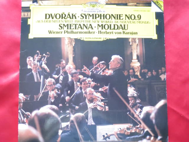 Album cover art for Dvorák : Symphony No.9 "From the New World" - Smetana:- Moldau
