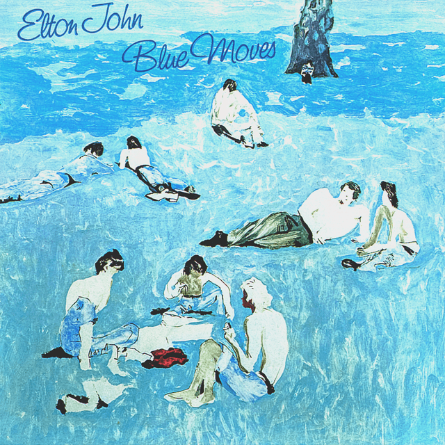 Album cover art for Blue Moves