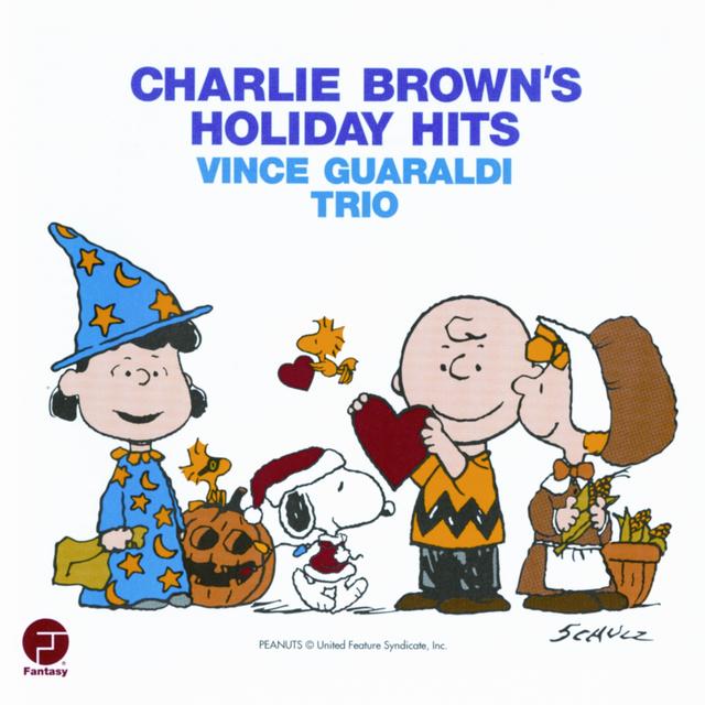 Album cover art for Charlie Brown's Holiday Hits