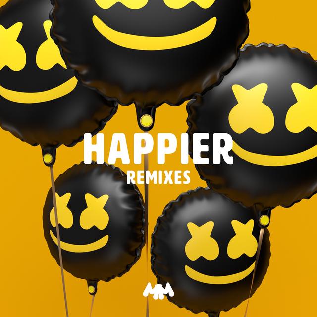 Album cover art for Happier (Remixes)