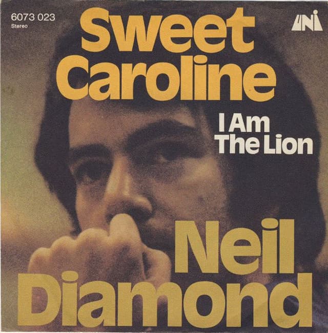Album cover art for Sweet Caroline
