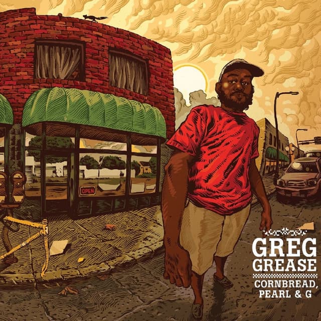 Album cover art for Cornbread, Pearl & G