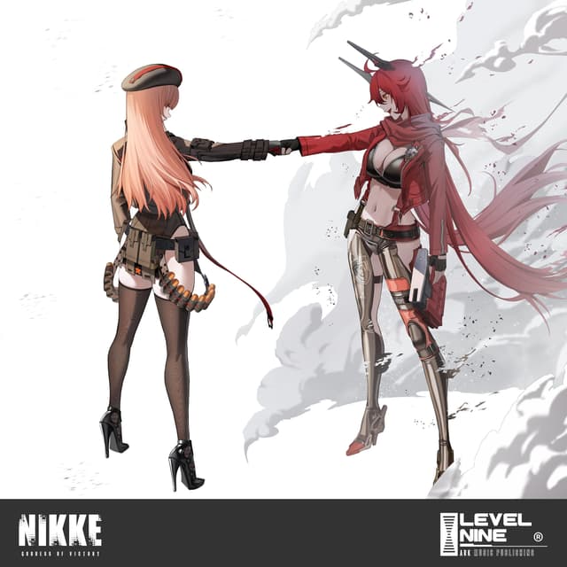Album cover art for Footstep, Walk, Run (Goddess of Victory: NIKKE Original Soundtrack)
