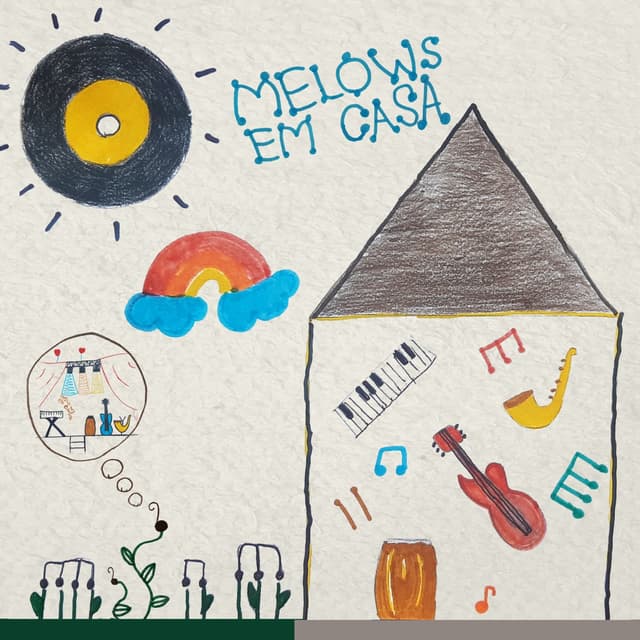 Album cover art for Melows em Casa