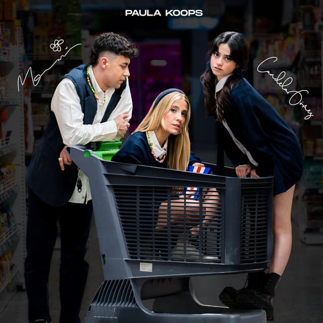Album cover art for mejores amigos