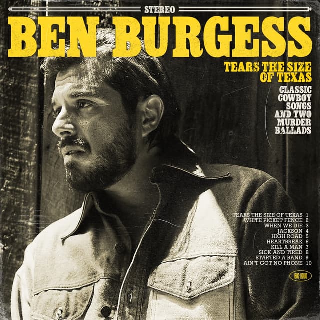 Album cover art for Tears the Size of Texas