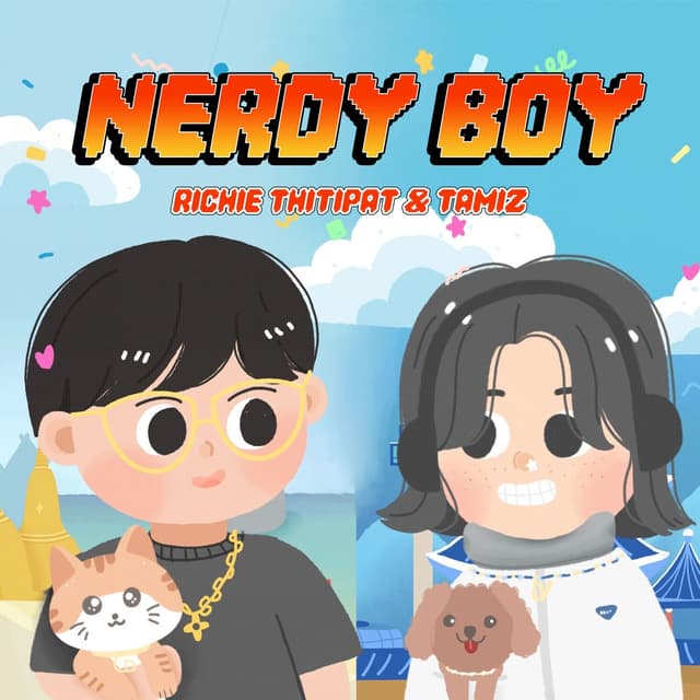 Album cover art for NERDY BOY