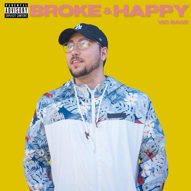 Album cover art for Broke & Happy