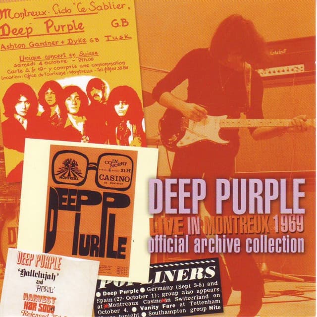 Album cover art for Live in Montreux 1969
