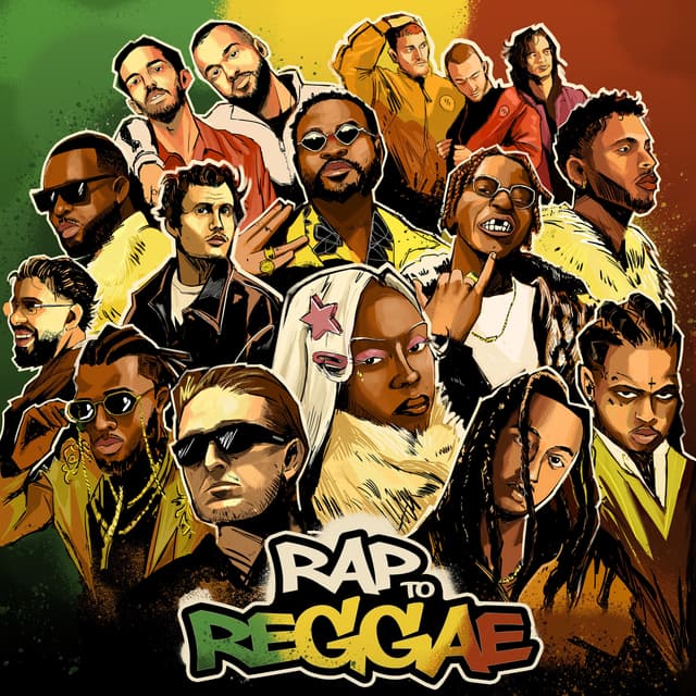 Album cover art for Rap to Reggae