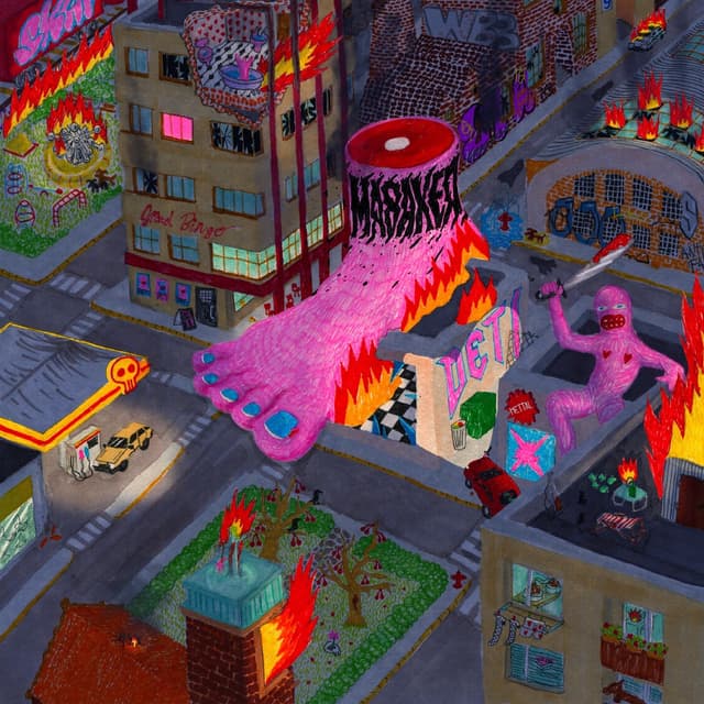 Album cover art for Masaker