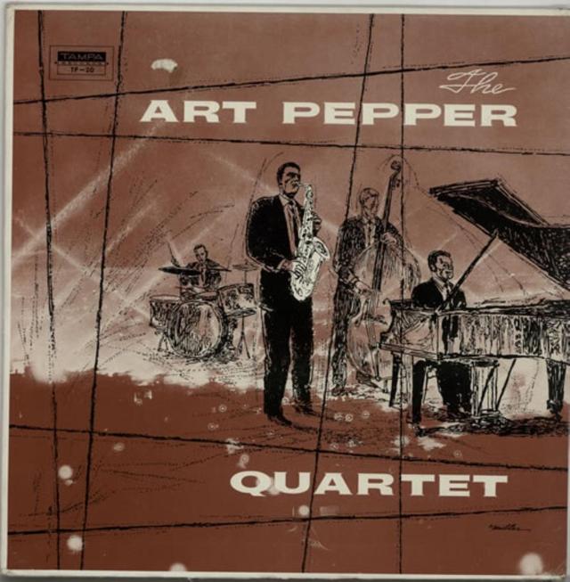 Album cover art for The Art Pepper Quartet