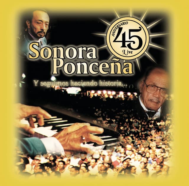 Album cover art for 45 Aniversario