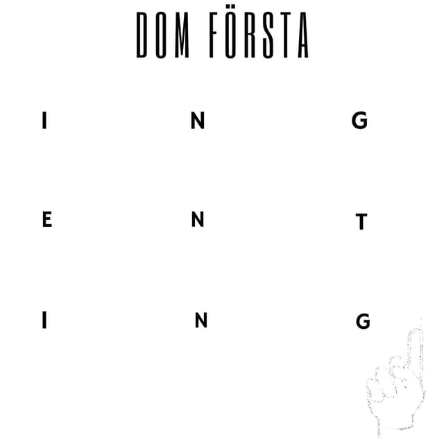 Album cover art for Ingenting